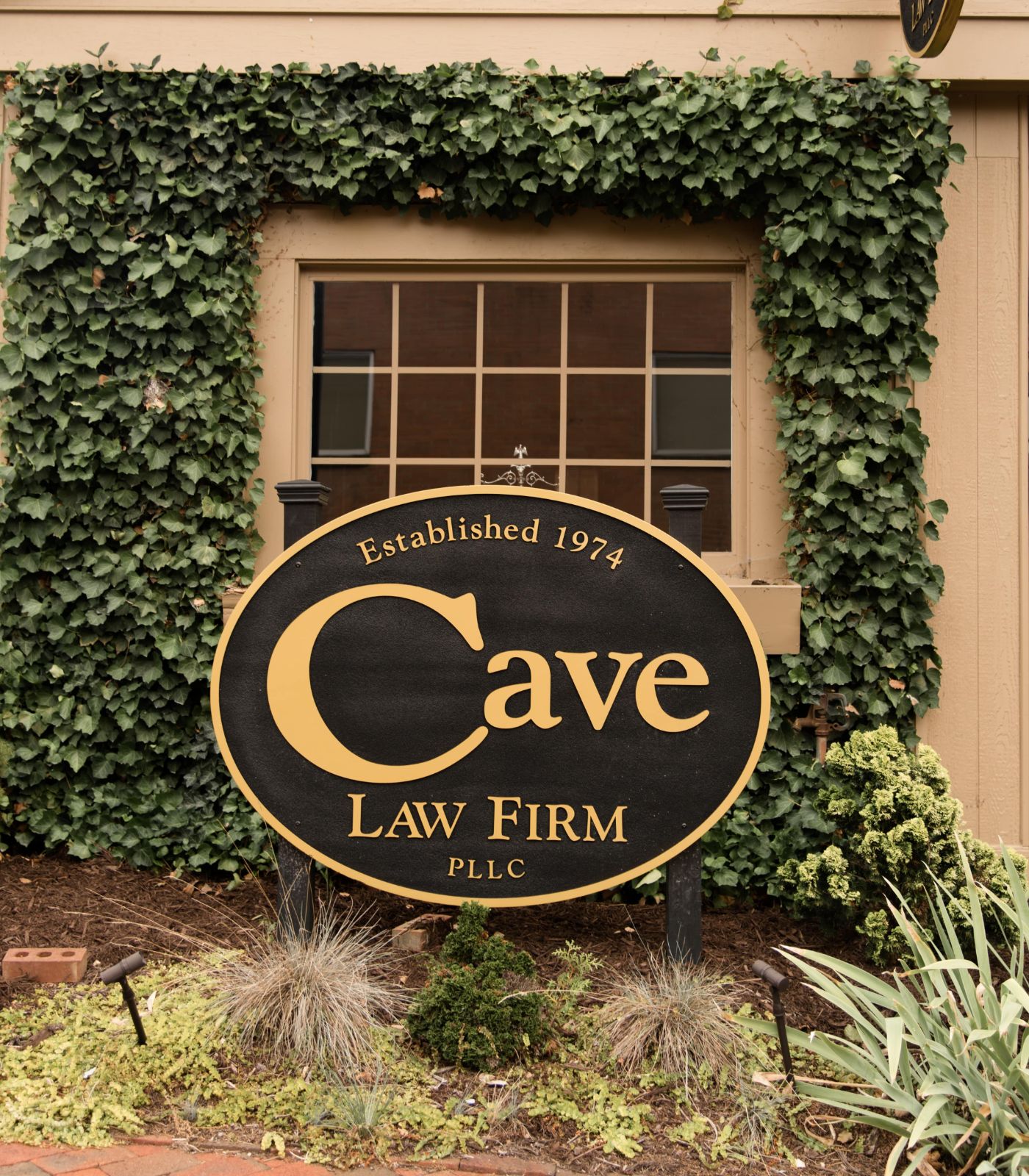 front of cave law firm office building